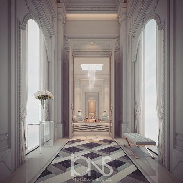 Regal Design Ideas for Palace Hallway